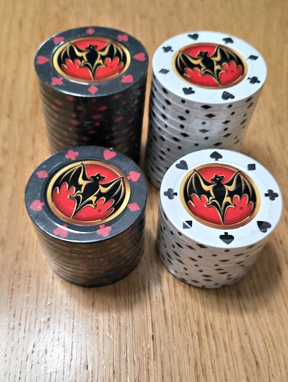 Sealed Bacardi Rum Collectible Poker Chips (Set of 50)